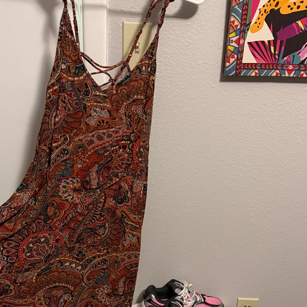 American Eagle Outfitters Multicolor Paisley Dress